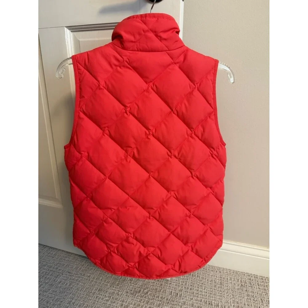 Quilted J. Crew Coral Women's Puffer Vest